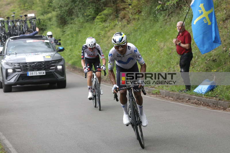Vuelta Asturias 2026 - 68th Edition - 2nd stage Llanes - Pola de Lena 140 km - 24/04/2026 - Nairo Quintana (COL - Movistar Team) - photo Luis Angel Gomez/SprintCyclingAgency©2026