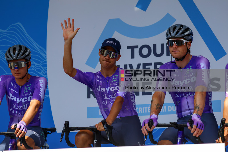 Tour Auvergne Rhone Alpes 2026 - 78th Edition - 6th Stage Saint-Vulbas - Crest-Voland 182,3km - 12/06/2026 - Alessandro Covi (ITA - Team Jayco AlUla) - photo Alessandro Perrone/SprintCyclingAgency©2026